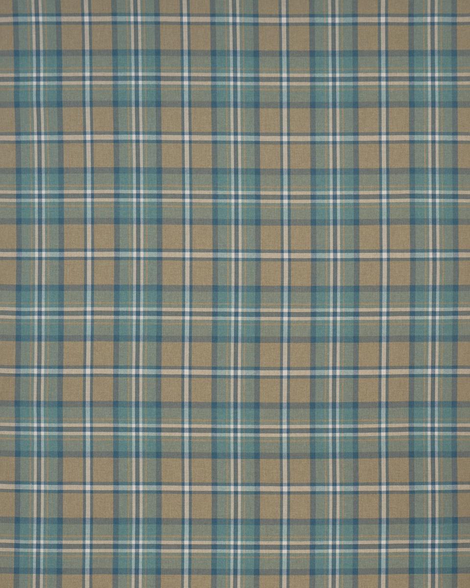 Schumacher Harris Merino Plaid Leaf Fabric
