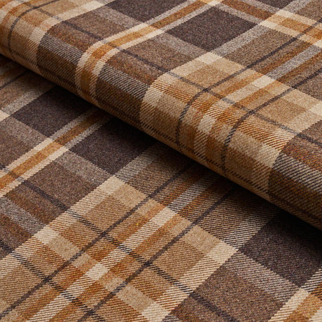 Schumacher Harris Merino Plaid Spice Fabric