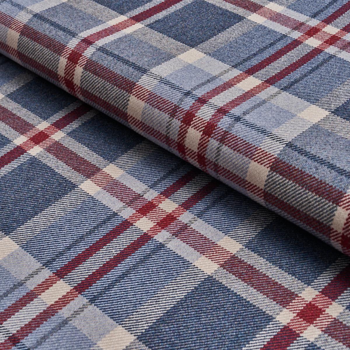 Schumacher Harris Merino Plaid Americana Fabric