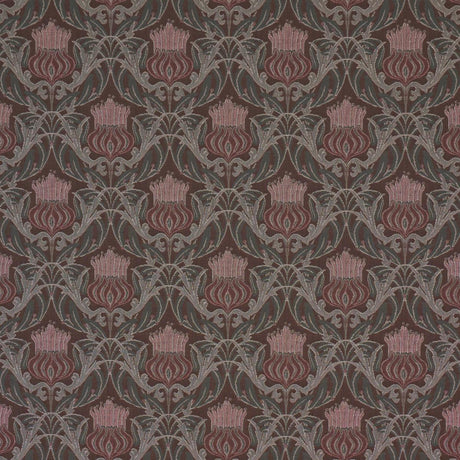 Schumacher Rowallan Trellis Chocolate Fabric