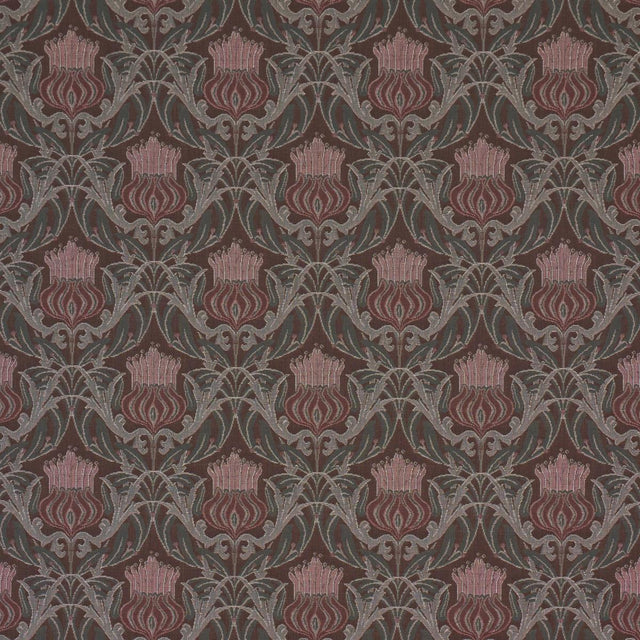 Schumacher Rowallan Trellis Chocolate Fabric
