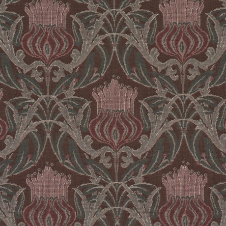 Schumacher Rowallan Trellis Chocolate Fabric