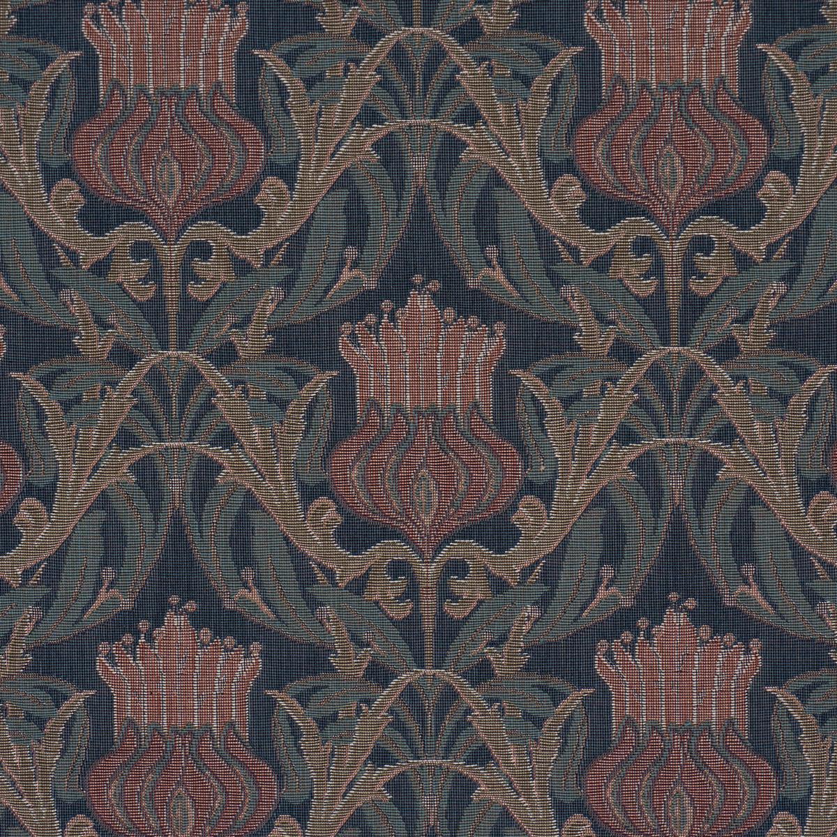 Schumacher Rowallan Trellis Midnight Fabric