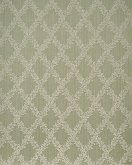 Schumacher Tyninghame Trellis Sage Fabric