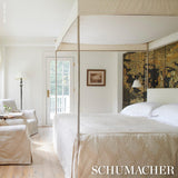 Schumacher Tyninghame Trellis Ivory Fabric