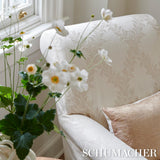 Schumacher Tyninghame Trellis Ivory Fabric