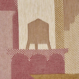 Schumacher The City'S Silent Lines Indoor/Out Merlot Fabric