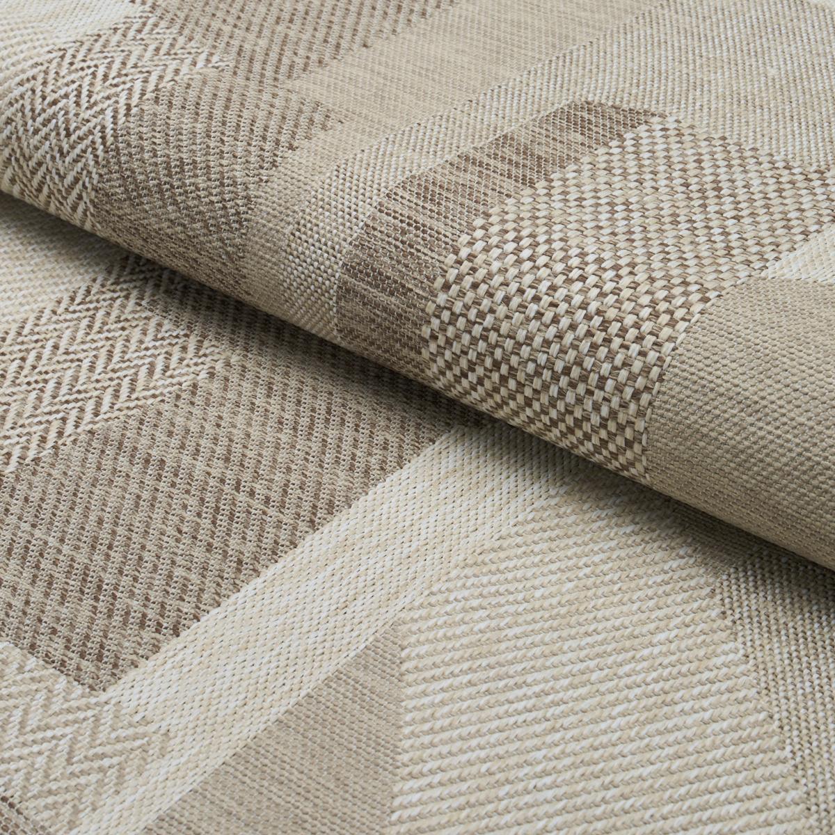 Schumacher The City'S Silent Lines Indoor/Out Stone Fabric