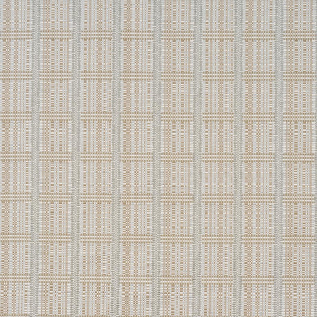 Schumacher Skyline Plaid Stone Fabric