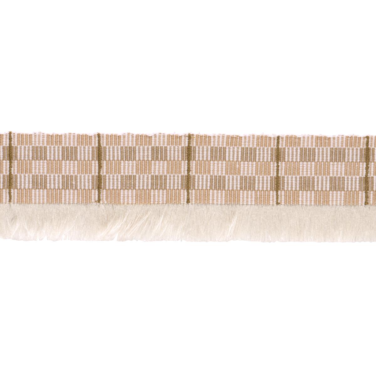 Schumacher Dune Skyline Plaid Fringe