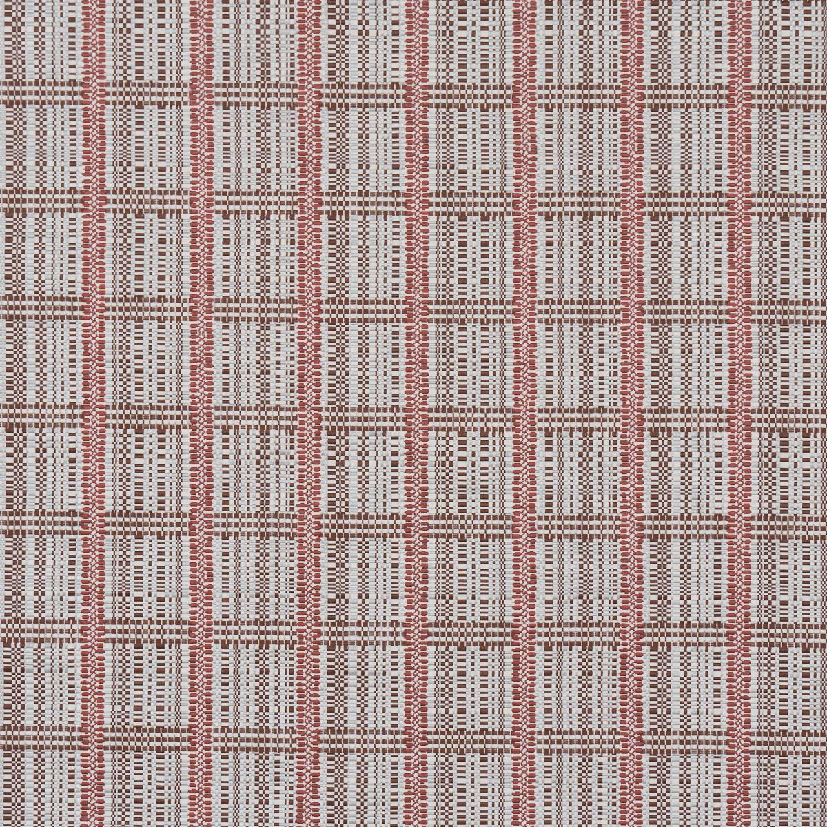 Schumacher Skyline Plaid Merlot Fabric