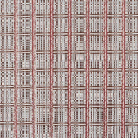 Schumacher Skyline Plaid Merlot Fabric