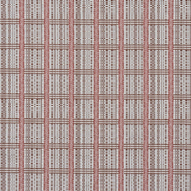 Schumacher Skyline Plaid Merlot Fabric