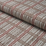 Schumacher Skyline Plaid Merlot Fabric