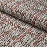 Schumacher Skyline Plaid Merlot Fabric