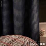 Schumacher Skyline Plaid Merlot Fabric