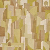 Schumacher The City'S Silent Lines Indoor/Out Chartreuse Fabric