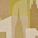 Schumacher The City'S Silent Lines Indoor/Out Chartreuse Fabric