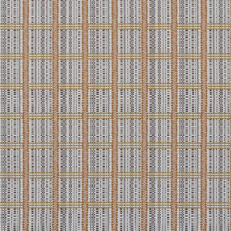 Schumacher Skyline Plaid Bronze Fabric