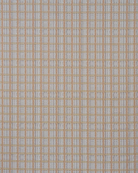Schumacher Skyline Plaid Bronze Fabric