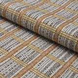 Schumacher Skyline Plaid Bronze Fabric