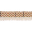 Schumacher Bronze Skyline Plaid Fringe