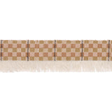 Schumacher Bronze Skyline Plaid Fringe