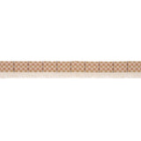 Schumacher Bronze Skyline Plaid Fringe