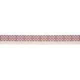 Schumacher Merlot Skyline Plaid Fringe
