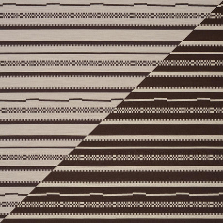 Schumacher Skyline Stripes Reversible Americano Fabric