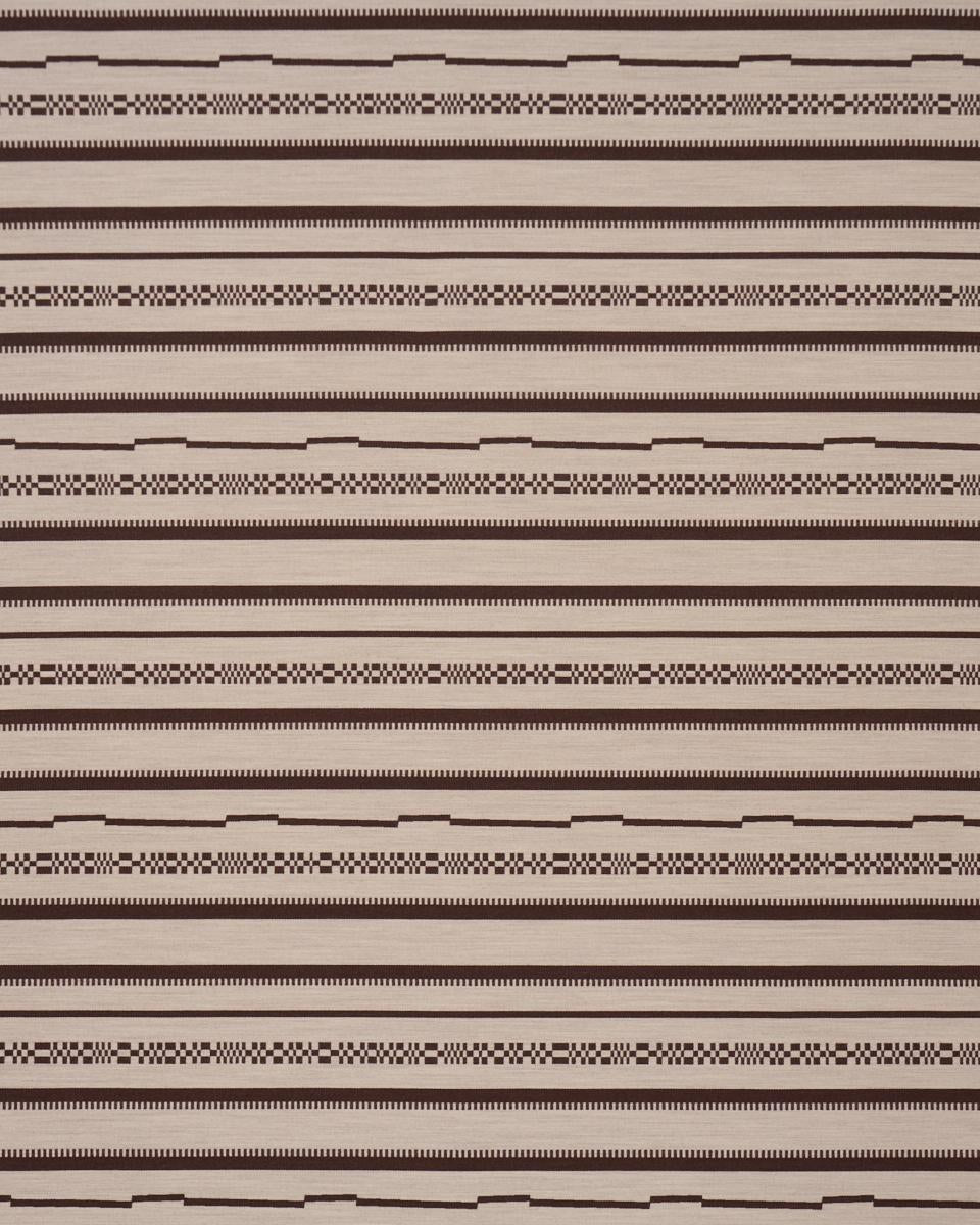 Schumacher Skyline Stripes Reversible Americano Fabric