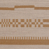 Schumacher Skyline Stripes Reversible Dune Fabric
