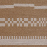Schumacher Skyline Stripes Reversible Dune Fabric