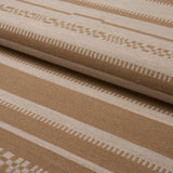 Schumacher Skyline Stripes Reversible Dune Fabric