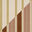 Schumacher Double Face Stripes Terracotta Lime Fabric