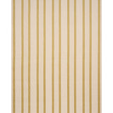 Schumacher Double Face Stripes Terracotta Lime Fabric