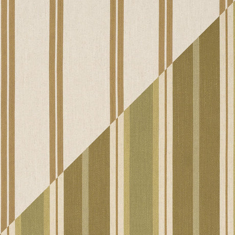 Schumacher Double Face Stripes Chartreuse Fabric