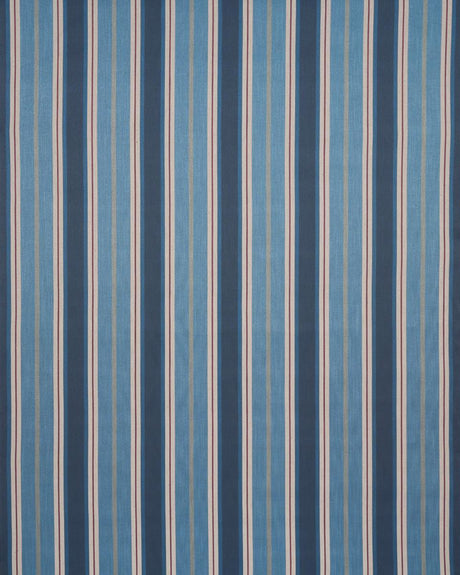 Schumacher Double Face Stripes Denim Ros Fabric