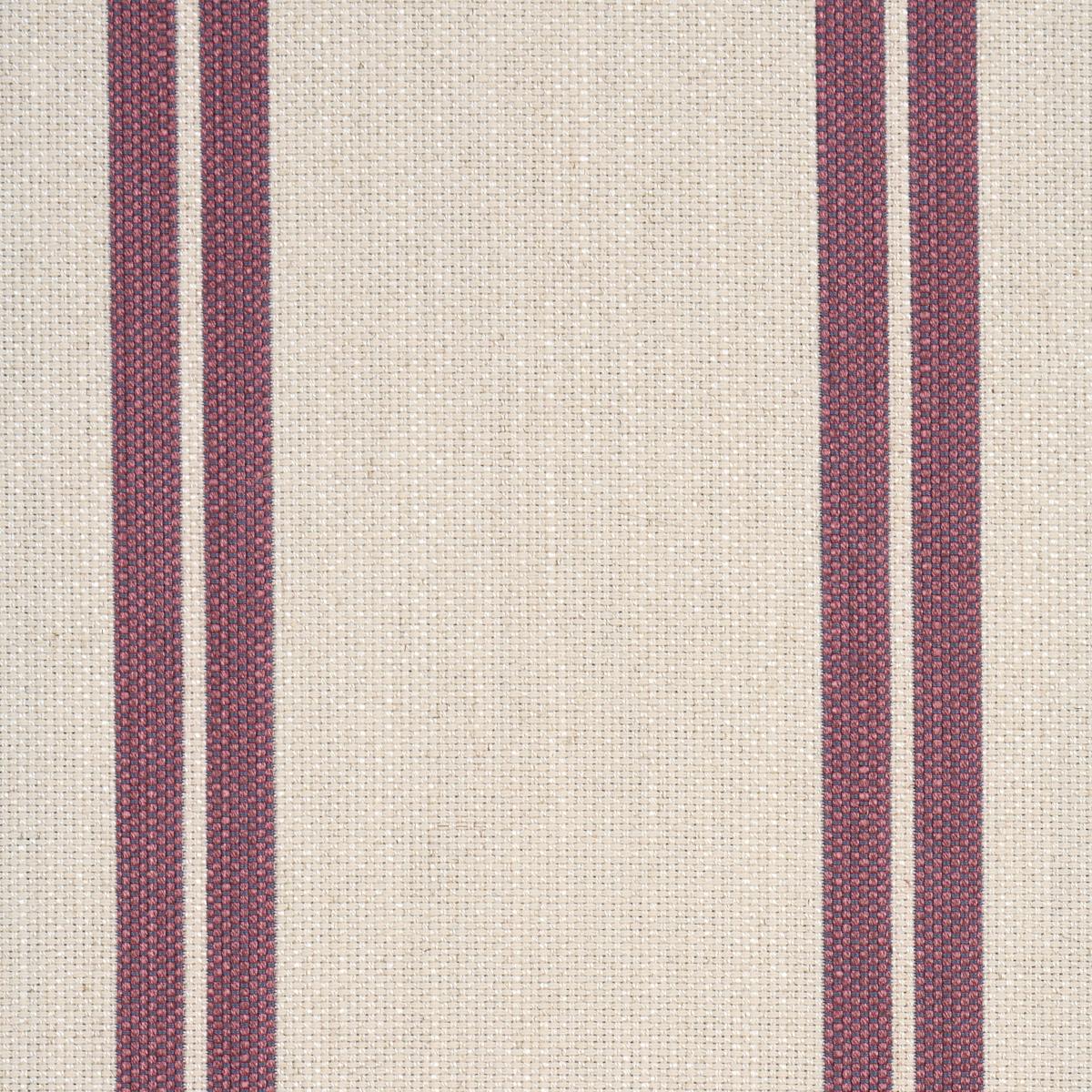 Schumacher Double Face Stripes Denim Ros Fabric