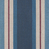 Schumacher Double Face Stripes Denim Ros Fabric