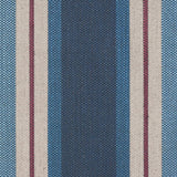 Schumacher Double Face Stripes Denim Rosé Fabric