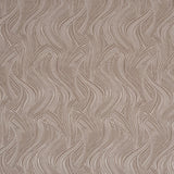 Schumacher Quilted Waves Indoor/Outdoor Metallic Brown Fabric