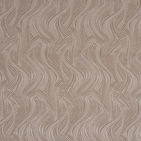 Schumacher Quilted Waves Indoor/Outdoor Metallic Brown Fabric