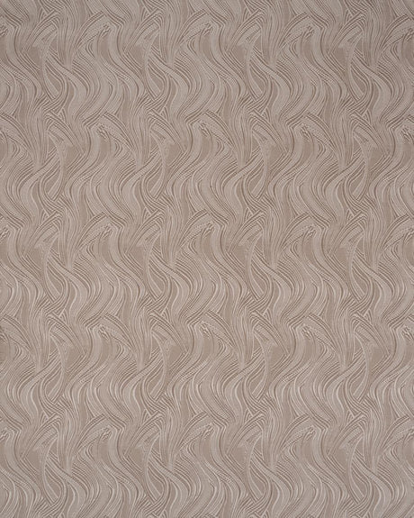 Schumacher Quilted Waves Indoor/Outdoor Metallic Brown Fabric
