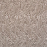 Schumacher Quilted Waves Indoor/Outdoor Metallic Brown Fabric