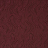 Schumacher Quilted Waves Indoor/Outdoor Merlot Fabric