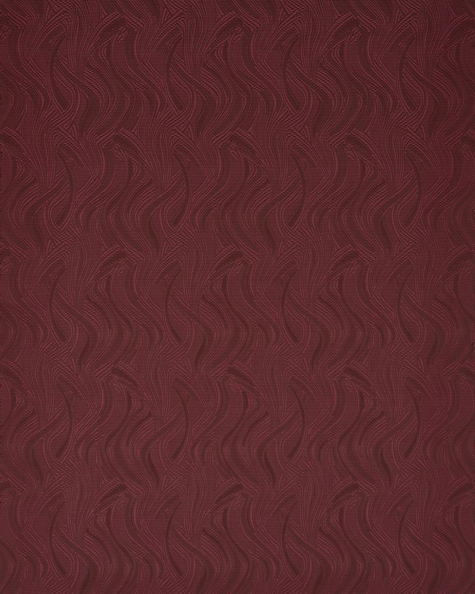 Schumacher Quilted Waves Indoor/Outdoor Merlot Fabric
