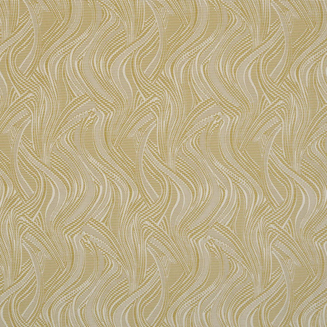 Schumacher Quilted Waves Indoor/Outdoor Chartreuse Fabric