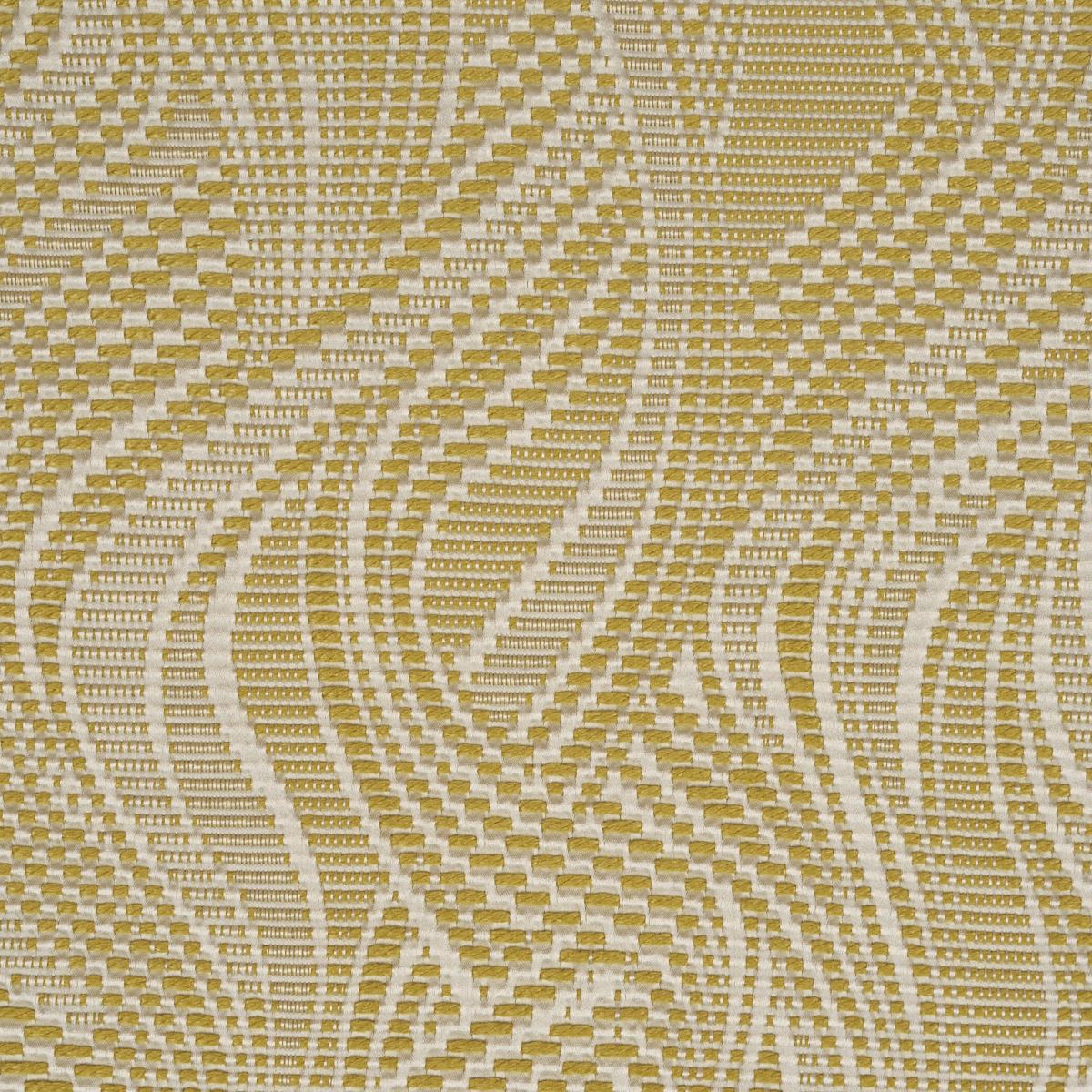 Schumacher Quilted Waves Indoor/Outdoor Chartreuse Fabric