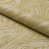 Schumacher Quilted Waves Indoor/Outdoor Chartreuse Fabric